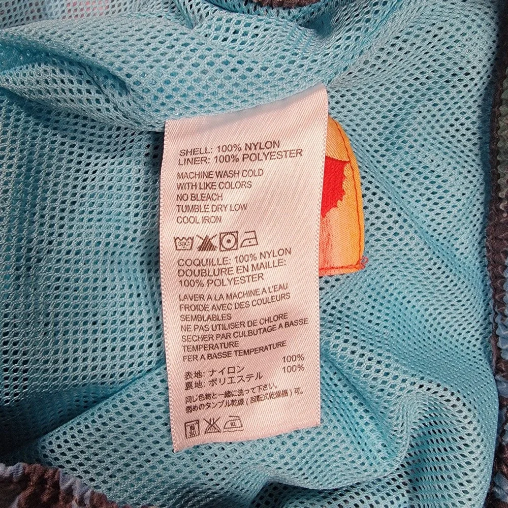Tommy Bahama Relax Swim Trunks Mens XL Gray Bamboo Tropical Print Board Shorts